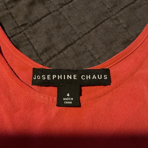 SILK Josephine Chaus 100% Silk Tank Size 4 - Picture 2 of 6
